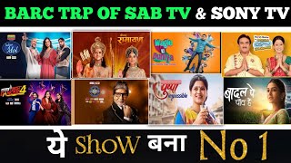 Sab TV amp Sony TV All Shows Barc Trp of this week 49 2024  Barc Trp of This Week [upl. by Sommer]