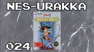 NESUrakka 024  Castlevania II Simons Quest NES [upl. by Javier929]