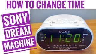 Sony Dream Machine Alarm Clock REVIEW LOVE IT ICFC318 How to set Alarm amp Clock [upl. by Tnarg207]