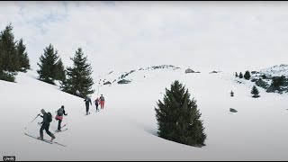 ESF Les Menuires Ski de randonnée [upl. by Salokin]