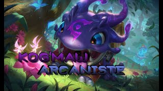 Skin KogMaw arcaniste  League of legends FR [upl. by Glen]