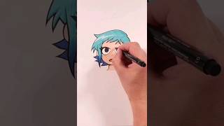 In Colour Club we drew Ramona Flowers using alcohol markers doodlewithkorp drawingtutorial [upl. by Mlohsihc763]