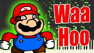 Waa Hoo  FNF VS Mokey MIDI Auditory Illusion  Waa Hoo Piano sound [upl. by Toland921]