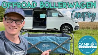 Camping Equipment Faltbarer Bollerwagen mit OffroadRädern von Sekey Strandwagen im Test [upl. by Carrick]