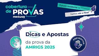 Dicas e Apostas para a prova da AMRIGS  Medicina Preventiva  Cobertura de Provas Medway [upl. by Enitnatsnoc48]