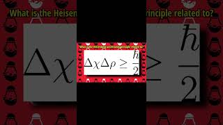 What is the Heisenberg uncertainty principle related to [upl. by Jehius]