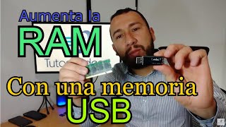 Aumenta la RAM con memoria USB o SD  Potencia tu PC al máximo  Descubre la verdad revelada [upl. by Clevie]