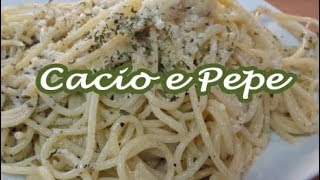 CACIO e PEPE SPAGHETTI WITH CHEESE AND PEPPER  RICHARD IN THE KITCHEN [upl. by Irem]