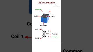 Relay connection  shorts relay electroniccomponents rahulkielectronic [upl. by Ahcsropal714]