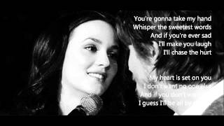 Give in to Me Leighton Meester with Garrett Hedlund EasyREAD lyrics [upl. by Woodall]