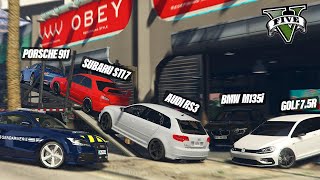 BRAQUAGE DUN CONCESSIONNAIRE EN PLEINE LIVRAISON COURSE POURSUITE VS LA GENDARMERIE  GTA V RP MOD [upl. by Fan]