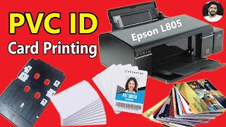 ID Card Print with Epson L805 Printer  Full Bangla Tutorial  ID card Print with Epson R260 Series [upl. by Ellsworth]