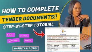 StepbyStep Guide to Completing Tender Documents SBD Forms  uncover secrets to win tenders [upl. by Tomasz]