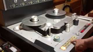 Loading 2quot Tape on Studer A800 [upl. by Armmat]