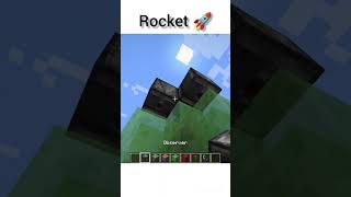 Building rocket in MinecraftAgentking71 minecraft shortsviral trendinggaming [upl. by Ahseki655]