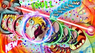 Agario INCREDIBLE DOUBLE SPLIT quotEAT MEquot TROLLING  GAMEPLAY WITH RAGAPW MINIONS [upl. by Corine]