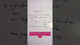balloon valvuloplasty in bicuspid aortic valvebicuspidaorticvalve [upl. by Dominy444]