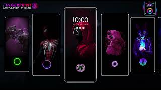 Fingerprint Live Animation Theme Effect App  Change Fingerprint Animation Style App Free [upl. by Rozamond]