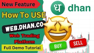 How To Use webdhanco Explained  complete tutorial In Hindi  Trading made simple  Dhan [upl. by Dazhehs736]