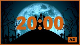 20 Minute HALLOWEEN Timer  20 Minute Countdown for A Spooky Good Time [upl. by Asilej]