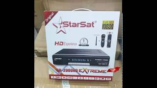 Starsat SR 2000HD Extreme 4K Digital Satellite Receiver Review 2018 hindiurdu [upl. by Parent]