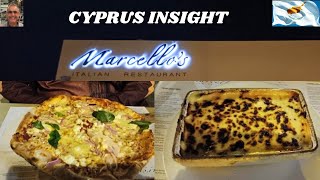 I Discovered Great Italian Food in Protaras Cyprus at Marcellos Restaurant [upl. by Roanne]