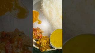 Dal chawal plate dalchawal virelshort [upl. by Hgierb]