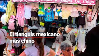 INVADEN LAS CALLES  Productos chinos abarrotan el mercado de Mixcalco en la CDMX [upl. by Nahtiek]