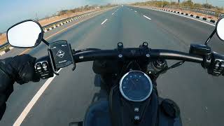 Fat bob 114 2022 top speed test [upl. by Auginahs572]