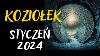 KOZIOROŻEC ♑STYCZEŃ 2024♑ prognoza Tarota 🍀MOŻESZ TERAZ ZE SPOKOJNĄ GŁOWĄ MYŚLEĆ O PRZYSZŁOŚCI🍀 [upl. by Pattin25]