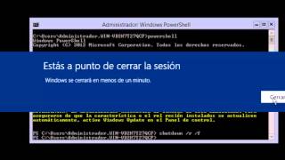 Instalar y desintalar la interfaz grafica de Windows Server 2012 [upl. by Natalya]