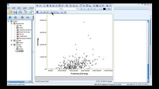 V1421  Multiple Correlation Scatter Plot in SPSS [upl. by Mientao]