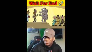 Wait For Elephant 🤣🤣comedy respect lamput cartoon trollface troling funnyshorts trending [upl. by Jolanta464]