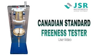 JSR  Canadian standard Freeness Tester  CSF Test [upl. by Ientruoc615]