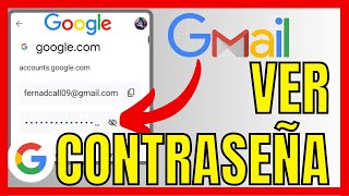 ✅COMO VER MI CONTRASEÑA DE GOOGLE [upl. by Rosenblum]