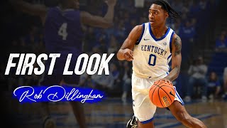 Is Rob Dillingham Kentuckys Best NBA Prospect  First Look [upl. by Desdee4]