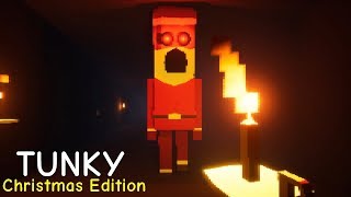 TUNKY Christmas Edition Full game amp Ending Playthrough Gameplay horror Game [upl. by Ellennahc450]