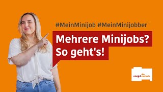 Mehrere Minijobs gleichzeitig So gehts [upl. by Affay]