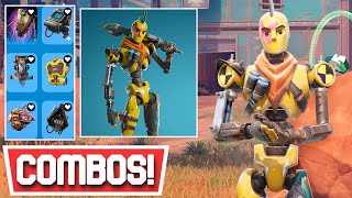 NEW BEST WASTELANDER DUMMY SKIN COMBOS LEVEL UP QUEST PACK  Fortnite [upl. by Gona]