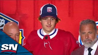 Canadiens Select David Reinbacher With FifthOverall Pick In 2023 NHL Draft [upl. by Milly548]