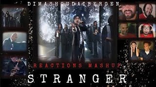 Dimash  STRANGER New Wave 2021 REACTIONS COMPILATION [upl. by Eenafit899]