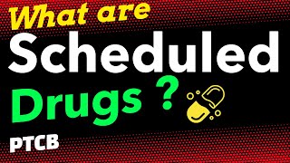 What are Schedule Drugs  Controlled Substances  PTCB EXAM  Schedule Drugs and Types [upl. by Alset62]