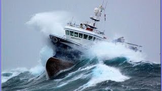 SHIPS IN STORM COMPILATION MONSTER WAVES [upl. by Novonod956]