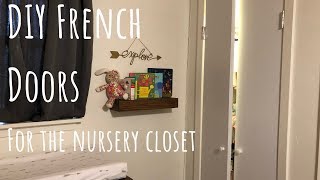 DIY Bifold Doors Into French Doors [upl. by Ialocin498]