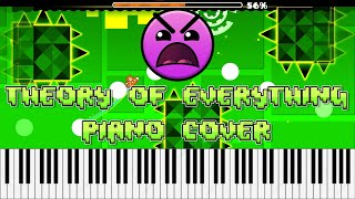 Theory of Everything Geometry Dash Piano Cover [upl. by Cuthburt]