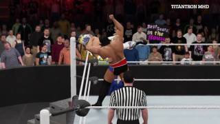 WWE 2K16 Kalisto vs Rusev  Extreme Rules 2016  Prediction Highlights [upl. by Aihcsrop]