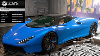 GTA 5  DLC Vehicle Customization  Overflod Zeno SSC Tuatara [upl. by Pogue82]