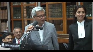 Lecture of Mr Justice RF Nariman Judge Supreme Court of India at SCBA Part1 [upl. by Suhpoelc]