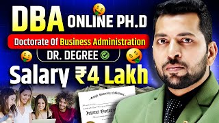 Doctorate Of Business Administration  Online PhD   Doctorate Degree Online  DBA Course Details [upl. by Claudette]