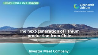 CLEANTECH LITHIUM PLC  Investor Presentation [upl. by Cut]